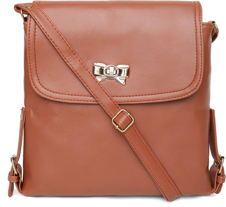 Women Brown Sling Bag