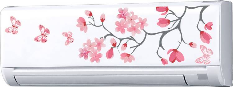 Decopix AC Sticker Fridge Sticker Wall Sticker Split Ac Stickers Air Conditioner Sticker - Standard Size (Fit for All Models / Sizes / Brands) (Vinyl, Multicolor)- DP6012