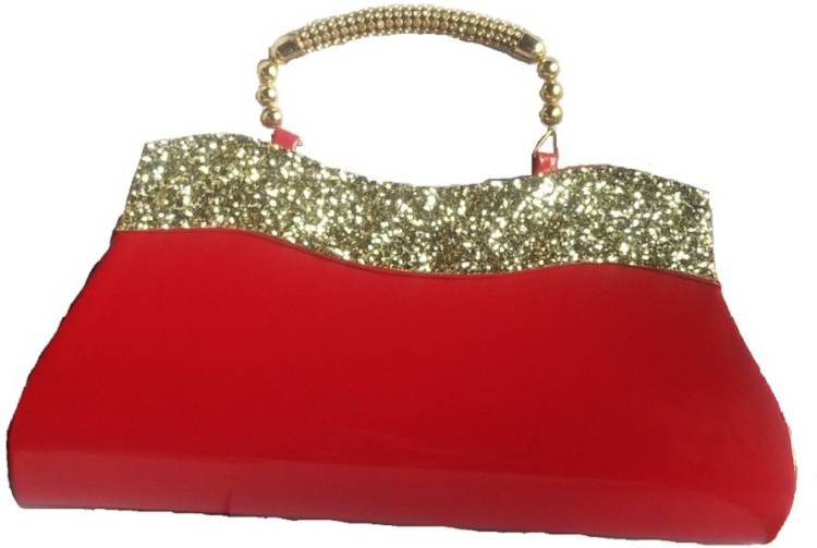 Party, Formal Red  Clutch Price in India