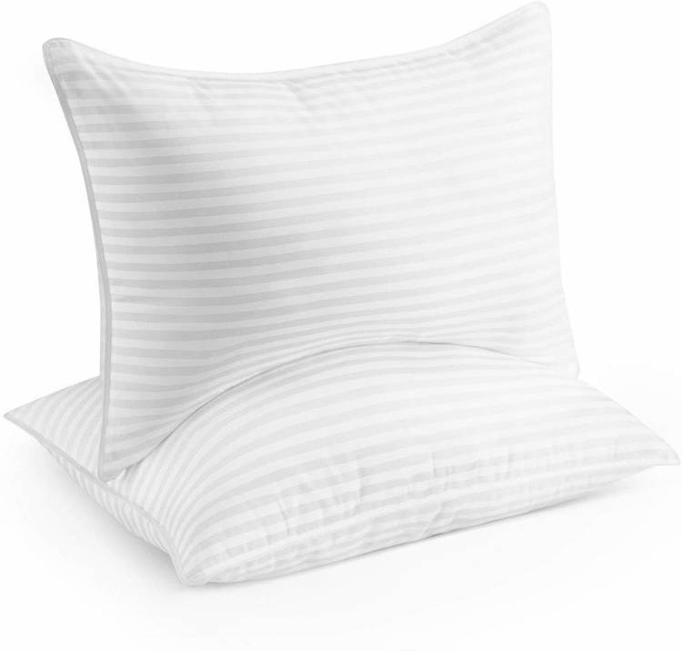 Cloth Fusion Cloudix Microfibre Stripes Sleeping Pillow Pack of 2