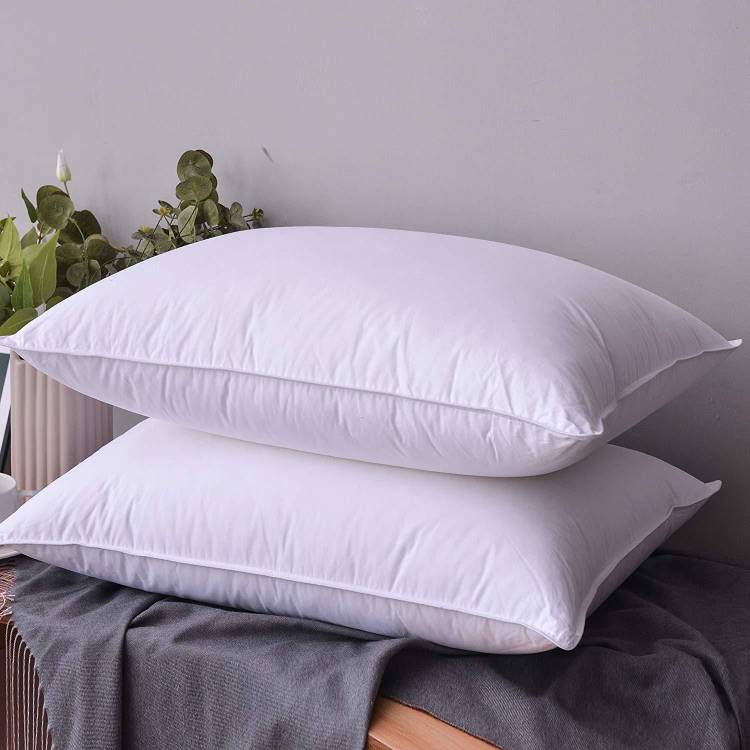 Changers Polyester Fibre Solid Sleeping Pillow Pack of 2