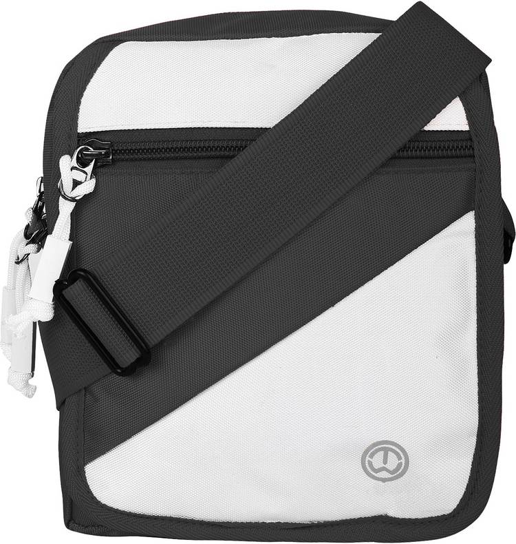 Black, White Women Sling Bag