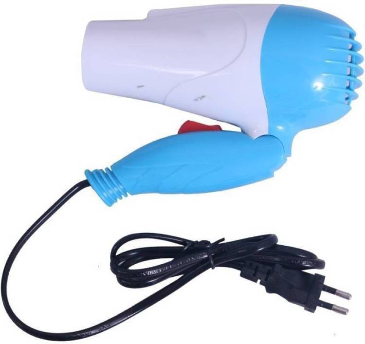 Gemmy white and firozi hair dryers Professional Folding Hair Dryer Hair with 2 speed control 1000W, Multicolor Hair Dryer Hair Dryer Price in India