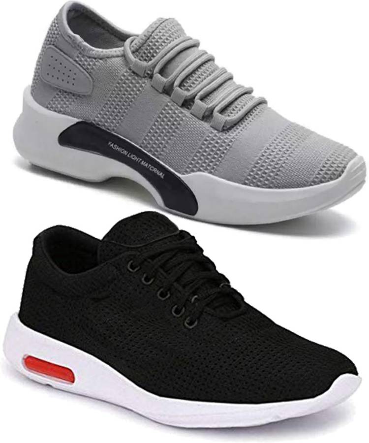 Combo Pack of 2 Latest Collection Stylish casual Sports Running Shoes Walking Shoes For Men