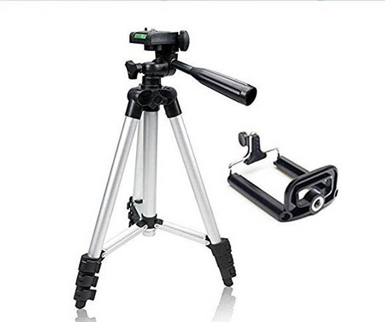 Appena Portable Metal 3110 Tripod Stand With carry Bag And Mobile Holder Tripod, Monopod Kit, Tripod Ball Head, Tripod Kit, Monopod