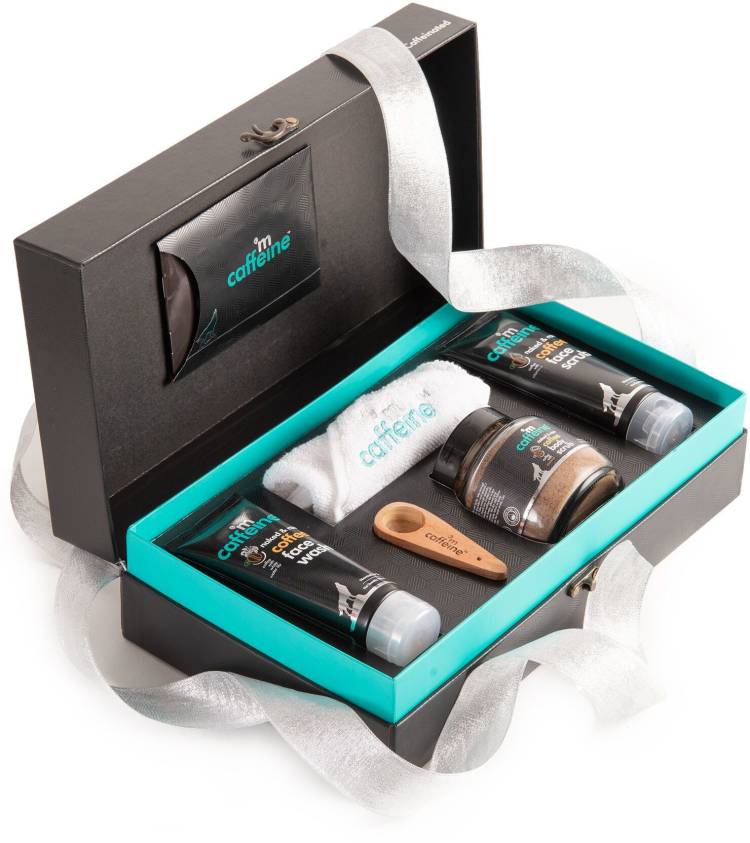 MCaffeine Coffee Moment Skin Care Gift Set| Pure Arabica Coffee | Tan Removal | Oily/Normal Skin | Paraben & SLS Free