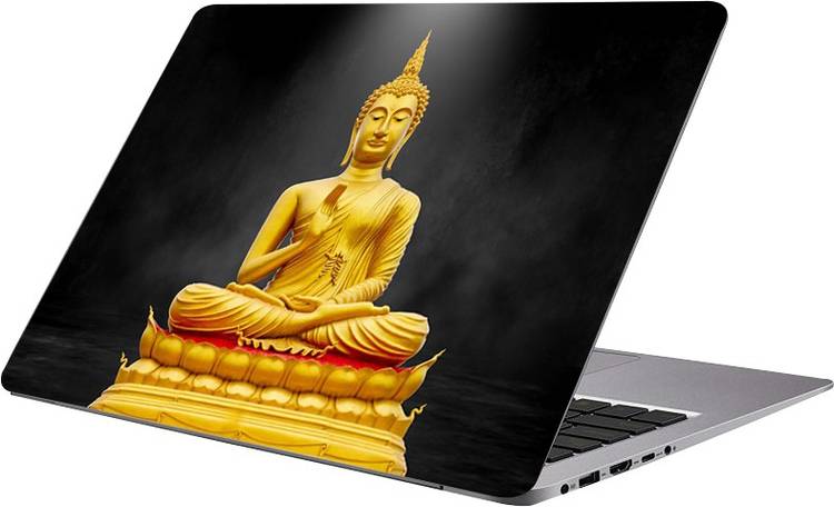 PRINTART 3D Buddha Beautiful wallpaper sticker decals vinyl for laptop sticker PVC Vinyl Laptop Decal 17