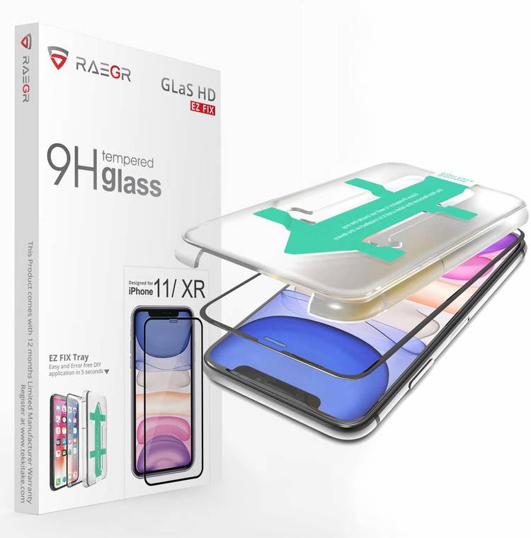 RAEGR Tempered Glass Guard for Apple iPhone 11, Apple iPhone XR