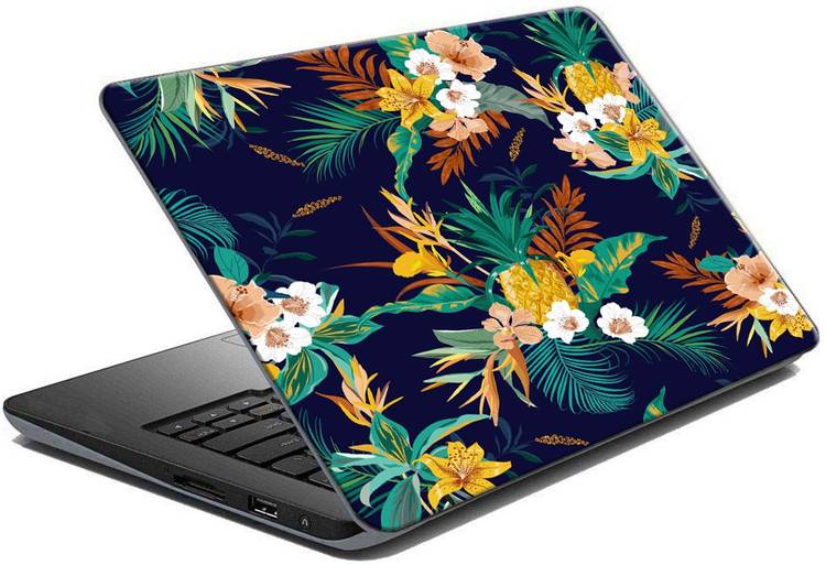 AH Decals Artistic flower wallpaper sticker decals vinyl for laptop skin PVC Vinyl Laptop Decal 17