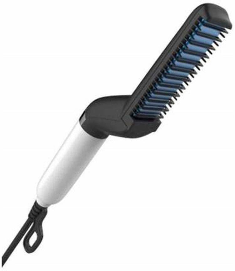 Kinemo Men's Hair and Beard Straightener Modelling Comb Quick Hair Styler for Men 08_HAIR_COMB Hair Straightener Price in India