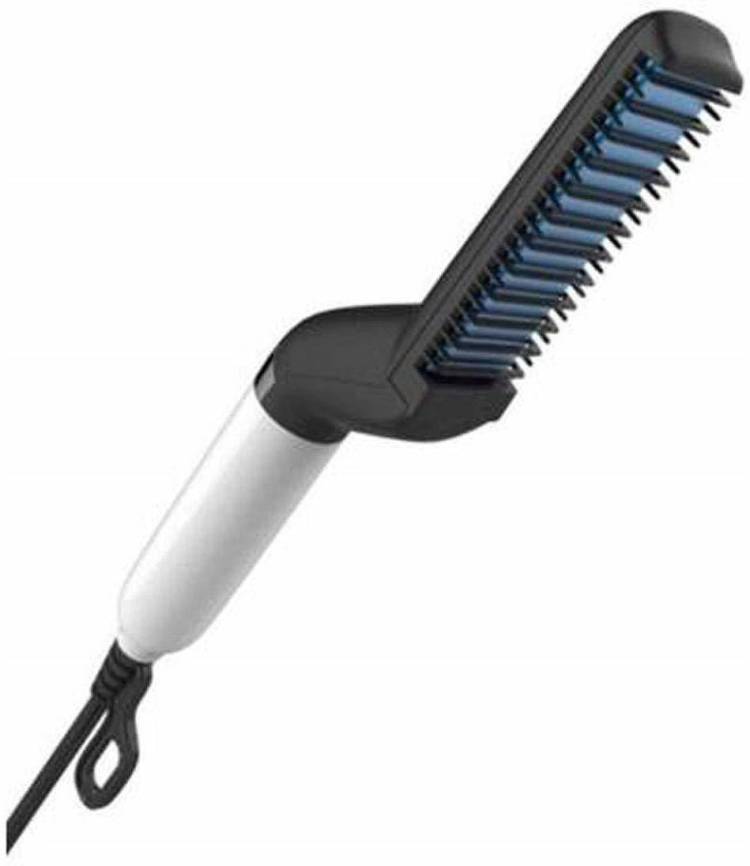 Drixty Men's Hair and Beard Straightener Modelling Comb 1236 Hair Straightener Brush Price in India