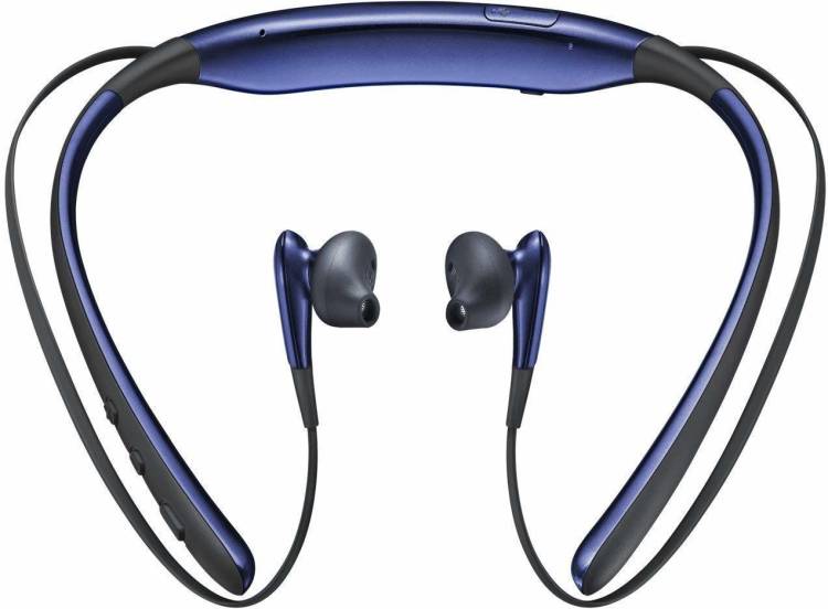 Kmartstore Bluetooth Wireless Earphones 4.2 Flexible in-Ear Silicon Rubber Support, Sports Neckband Headset with Mic for All Androids and iOS Smartphones, (Color As Per Available) Smart Headphones