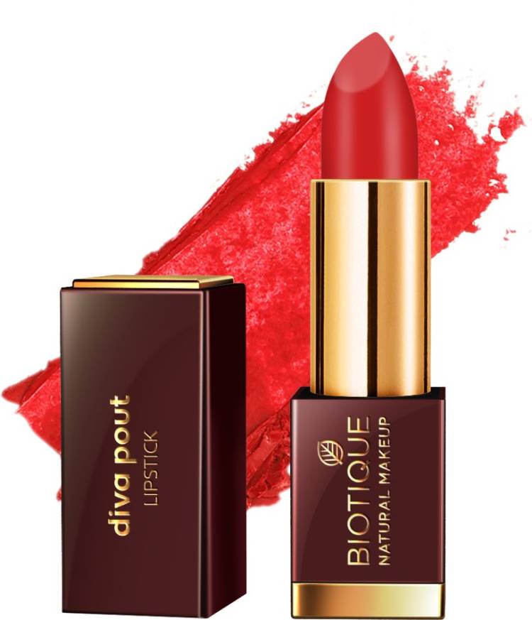 BIOTIQUE Diva Pout Lipstick, Salsa Crush Price in India