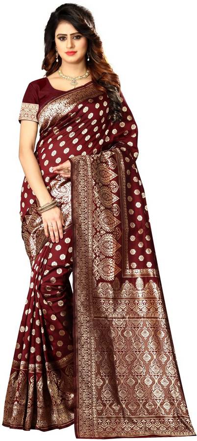 Woven Kanjivaram Poly Silk Saree