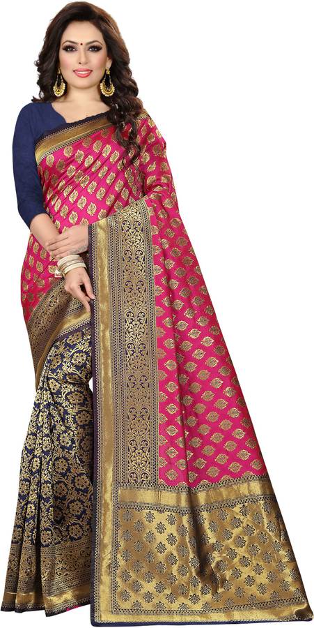 Self Design Banarasi Art Silk Saree Price in India