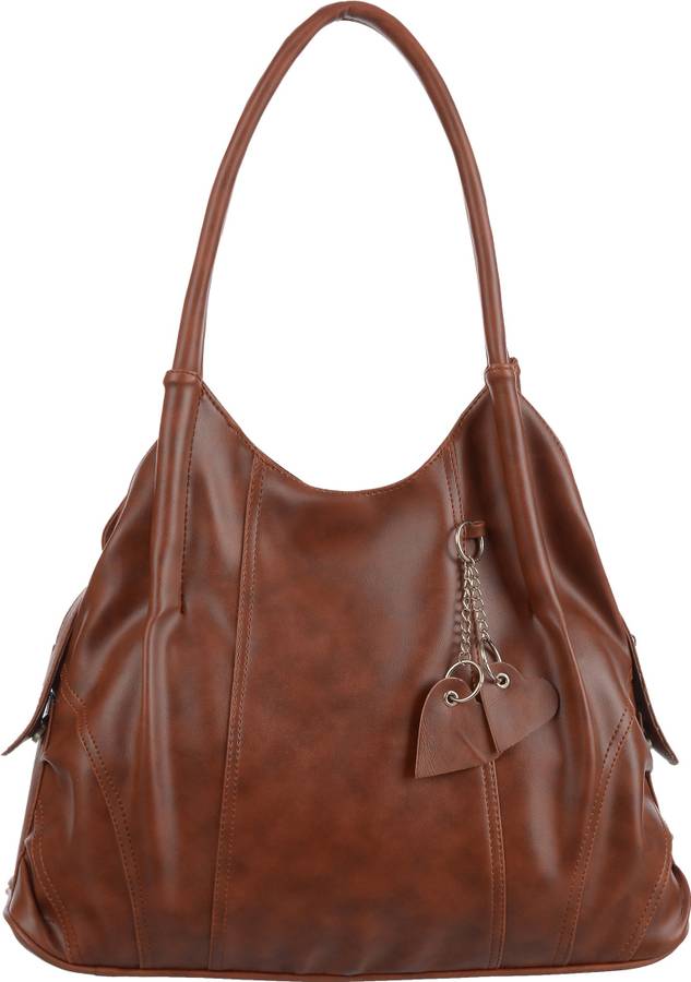 Women Brown Shoulder Bag - Extra Spacious Price in India