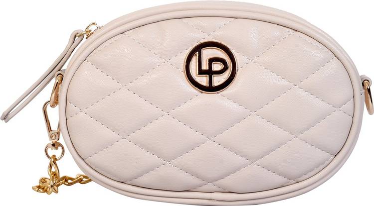 Women White Sling Bag