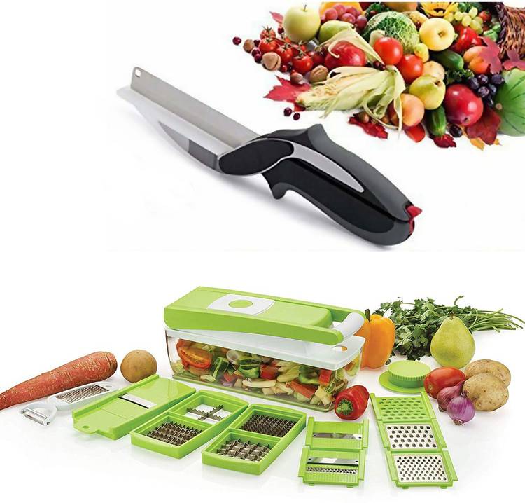 KETSAAL 14 in 1 Nicer Dicer with 1 Vegetable chopper Vegetable & Fruit Chopper