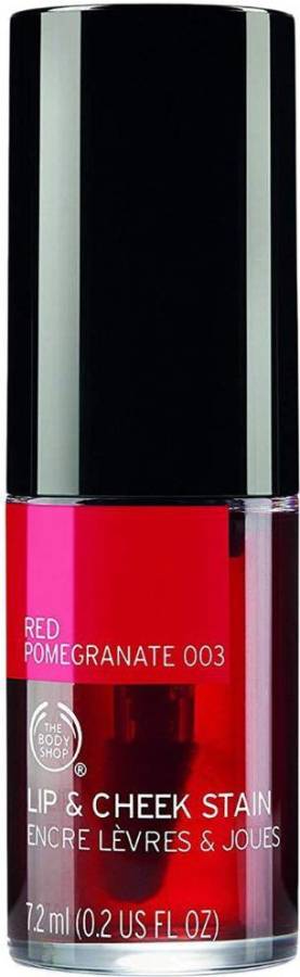THE BODY SHOP Shop Lip Cheek Stain, 003 Red Pomegranate, 7.2ml Lip Stain Price in India