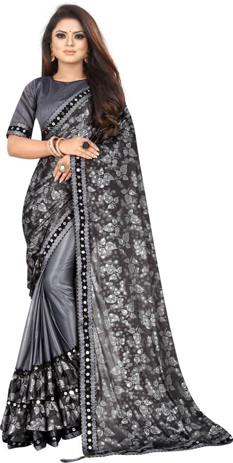 Printed Fashion Lycra Blend Saree
