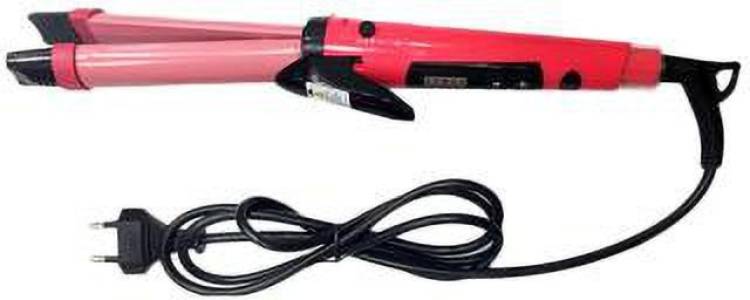 AVS Two in one Hair straightener and curler For women (Pink) Hair Straightener Price in India