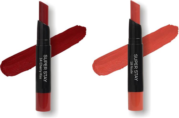 Me-On Super Stay Lipstick (Shade 14,18) Price in India