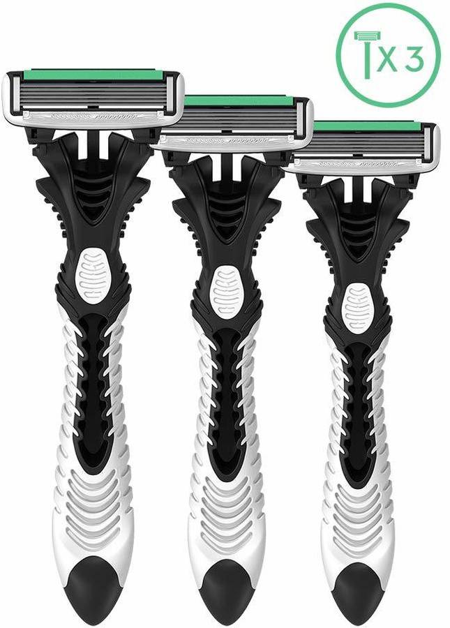 LetsShave Pro 6 Disposable Razor: Six-Blade Disposable Razor for Men Disposable Razor