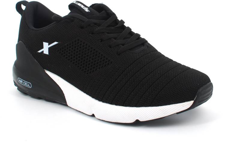 Men SM-487 Black White Running Shoes For Men