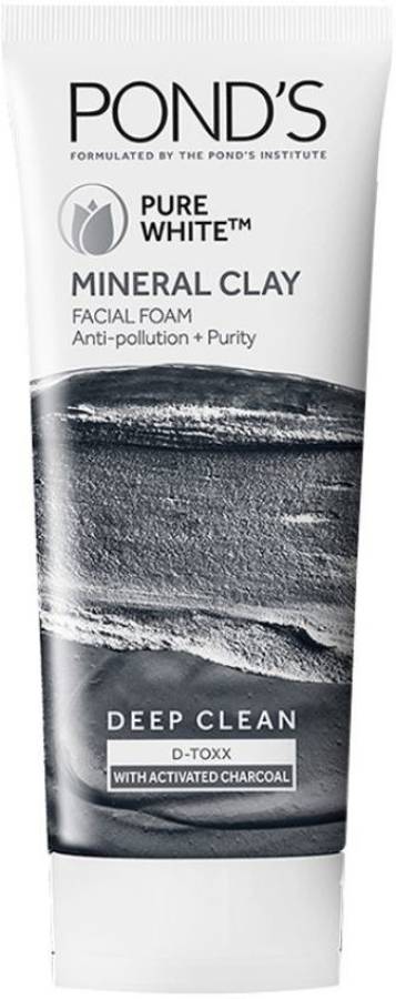 POND's Pure White Mineral Clay Anti Pollution Purity Face Wash Price in India