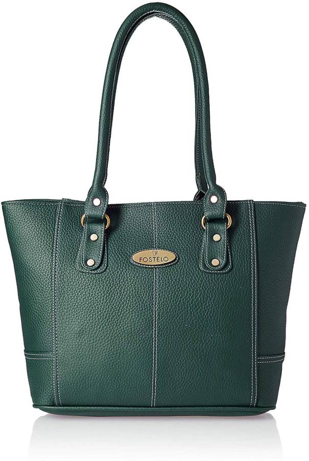 Women Green Shoulder Bag - Extra Spacious Price in India