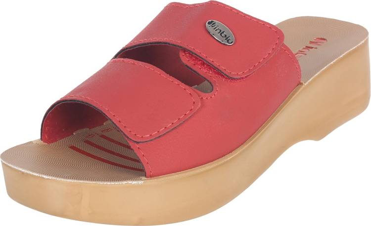 Women Red Flats Sandal Price in India