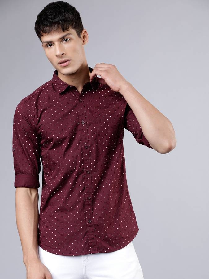 Men Printed Casual Regular Shirt