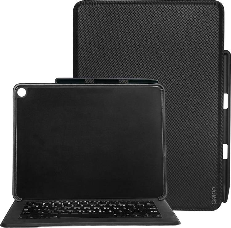 Gripp Bluetooth Keyboard Case for iPad Pro 9.7 inch (2018) Function with Auto Sleep/Wake Smart/Water Proof Protective Case Cover (Black) Bluetooth Tablet Keyboard