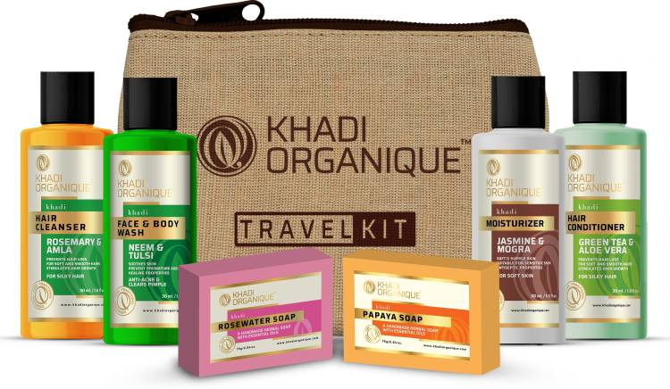 khadi ORGANIQUE Complete Holi Pack For Skin and Hair Care , Keep you truly beautiful even when your face is all smeared with Holi colors , Stay Safe Price in India