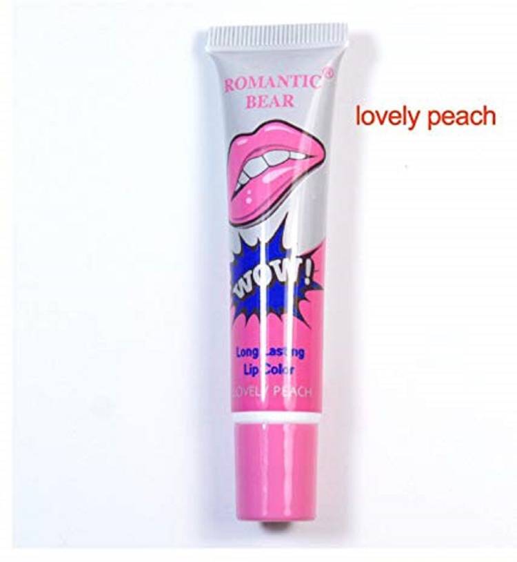 Romantic Bear Wow Peel Off Long Lasting Lip Gloss (Lovely Peach) Price in India