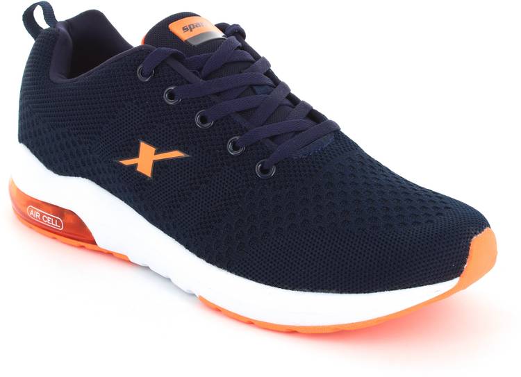 Men SM-632 Navy Blue Neon Orange Running Shoes For Men