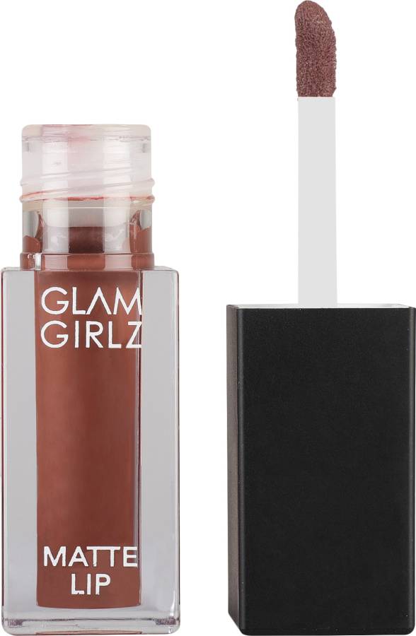 Glam Girlz Super Stay Matt Liquid lip gloss- Cafe Price in India