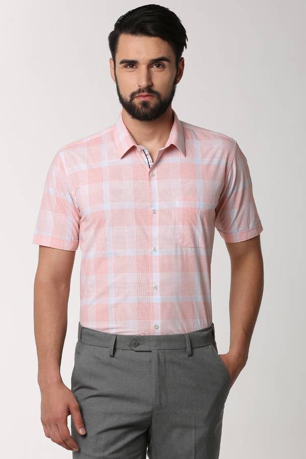 Men Checkered Formal Shirt