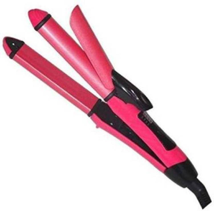 KOUZZINA 2 In 1 Hair Straightener And Curler For Women With Ceramic Plate Hair Straightener Price in India