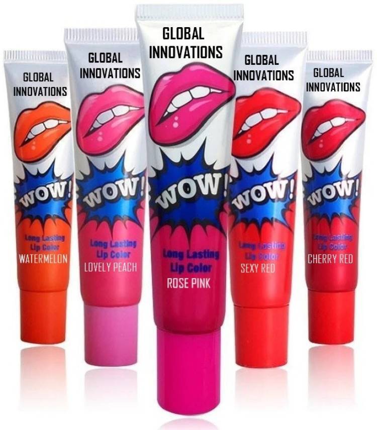 global innovations GI PACK 5 Lip Stain Price in India