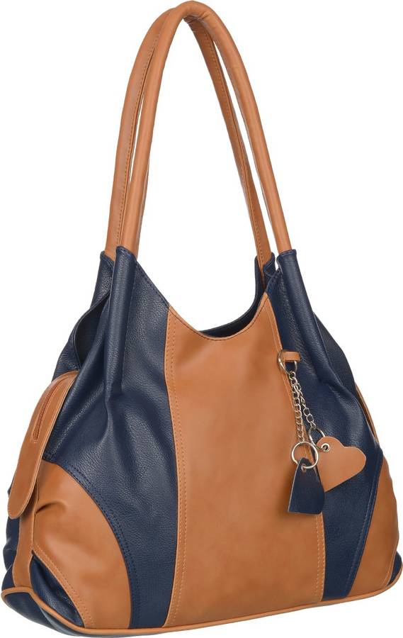 Women Blue, Tan Shoulder Bag