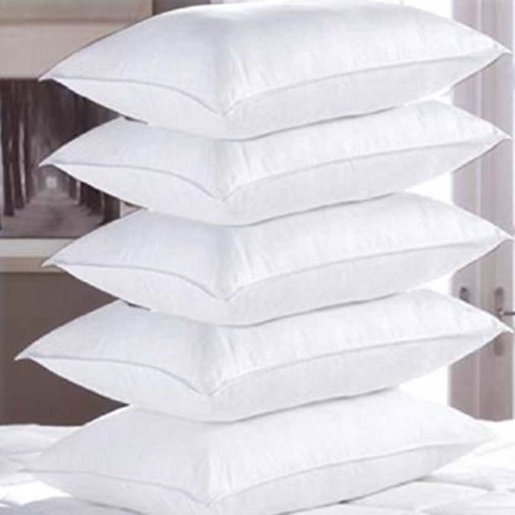 YASH ENTERPRISES Cotton Solid Sleeping Pillow Pack of 5