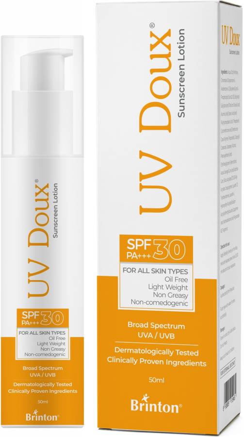 Brinton Sunscreen Lotion with SPF 30, Light Weight & Non Greasy Sunscreen Protection against UVA/UVB Rays - SPF 30 PA+++ Price in India