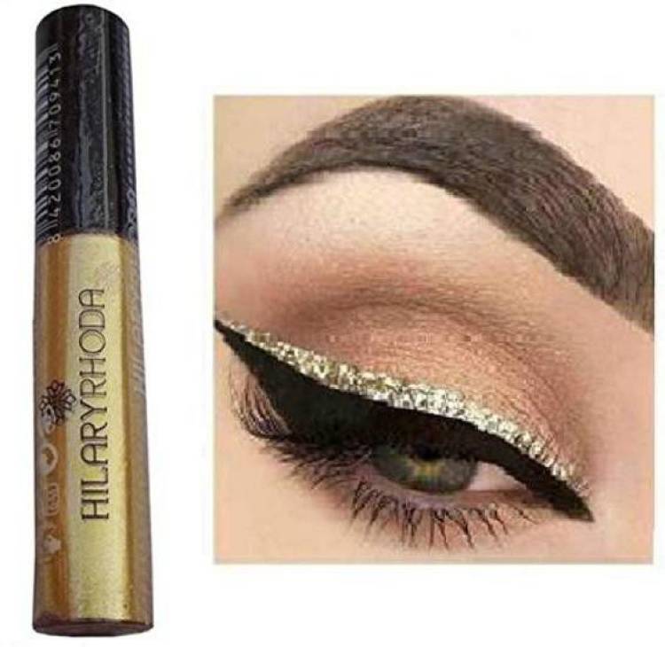 Hilary Rhoda Golden Glitter Long lasting Eyeliner and MM Black Liquid Waterproof Eyeliner 6 ml Price in India