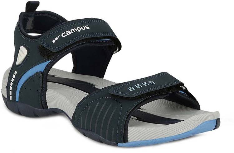 Men Navy Flats Sandal