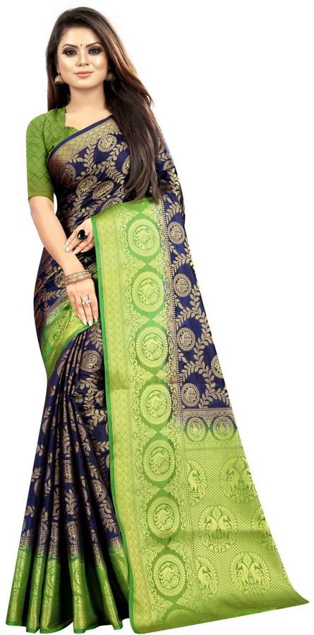 Embellished Kanjivaram Art Silk Saree