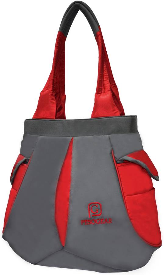 Women Grey, Red Tote