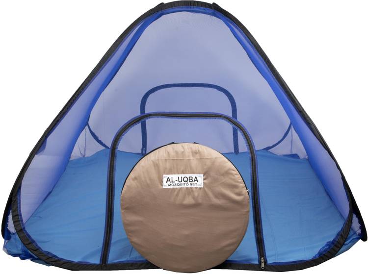AL-UQBA Polyester Adults Heavy Quality Of It's Cotton Clothes With 190×210×120 Folding Double Bed Mosquito Net