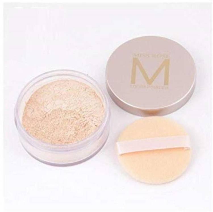 MISS ROSE Loose Powder Whitening Oil Control Face Makeup Shade-05 Compact Price in India