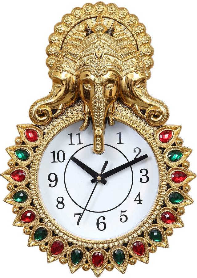 Flipkart SmartBuy Analog 34 cm X 24 cm Wall Clock